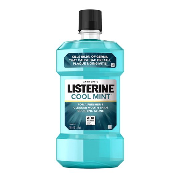 LISTERINE® Antiseptic Mouthwash COOL MINT 1liter - Image 2