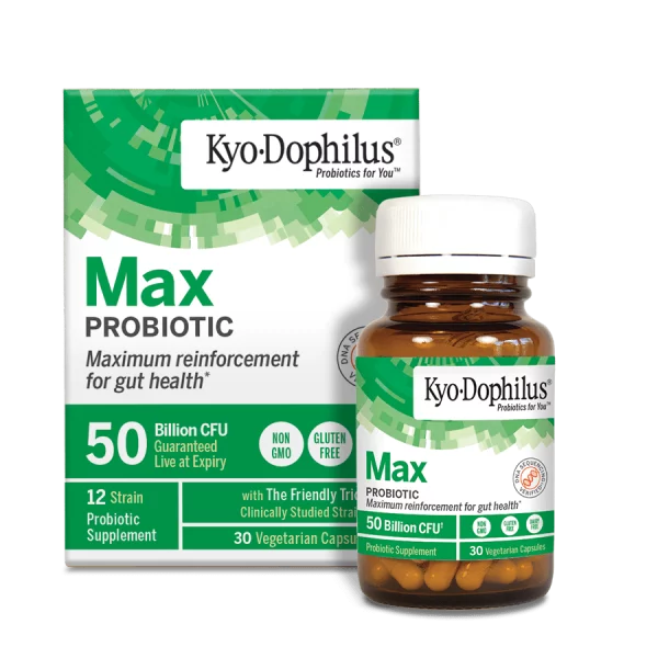 Kyo-Dophilus Max Probiotics, 30 Vegetarian Capsules