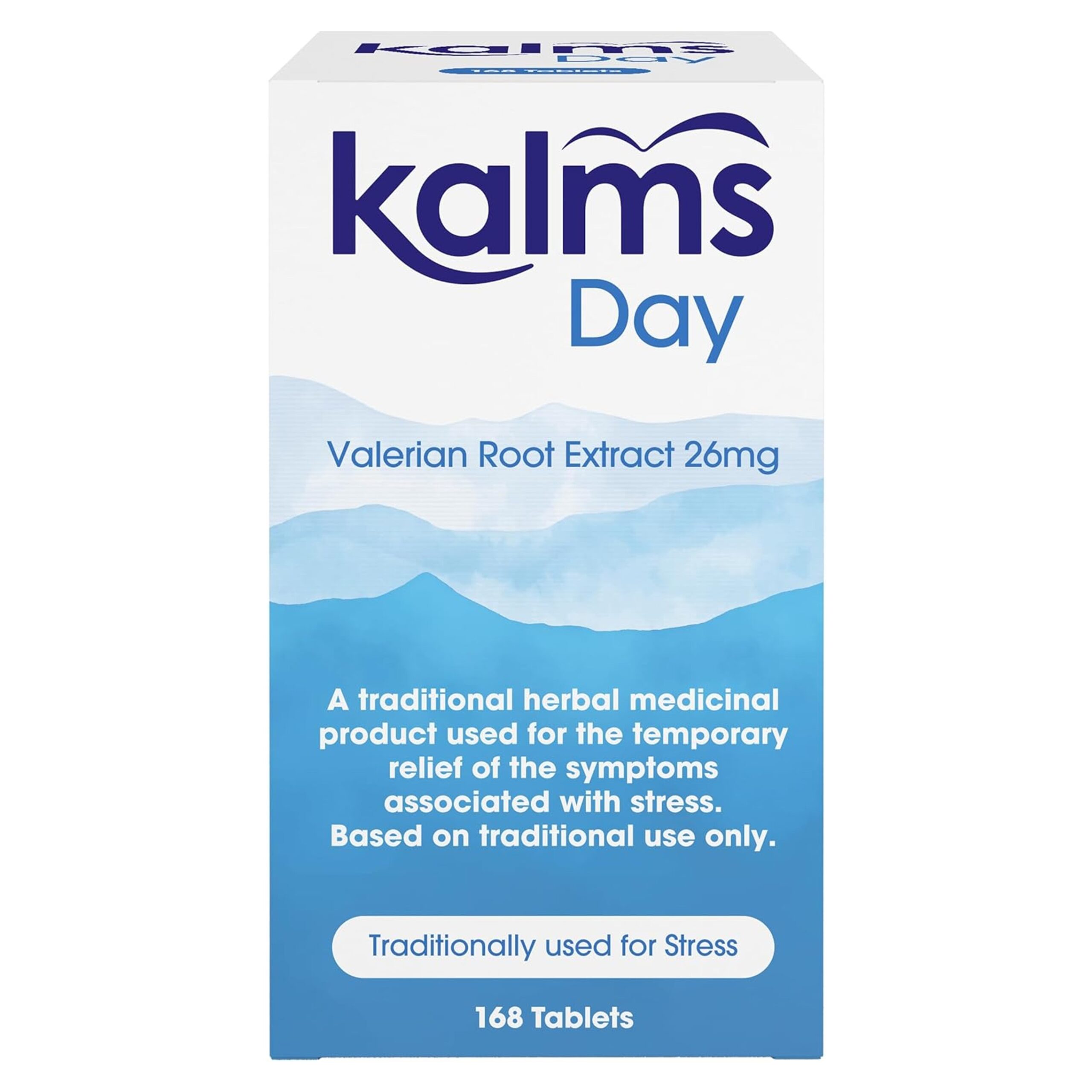 Kalms Day 168 Tablets - Traditional Herbal Medicinal Product Used for The Temporary Relief of Symptoms associated with Stress.