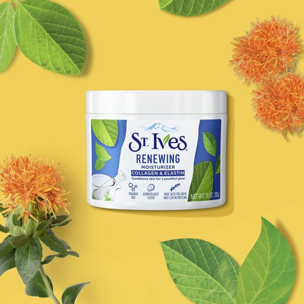 St. Ives Moisturizer Collagen and Elastin Facial Moisturizer Renewing Paraben Free, Dermatologist Tested, Cruelty Free 10 oz - Image 7