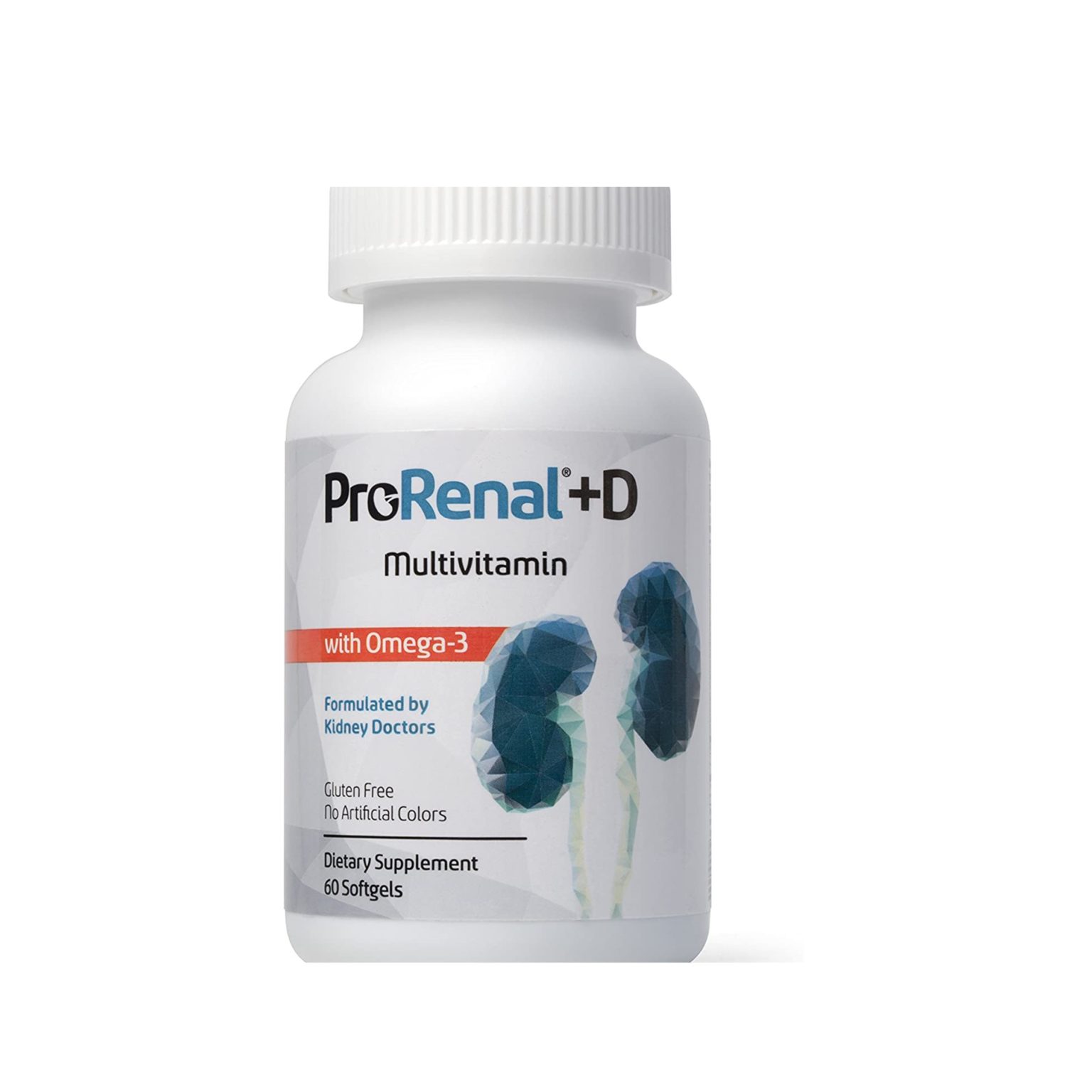 ProRenal+D with Omega3 Fish Oil Kidney Multivitamin 30Day Supply