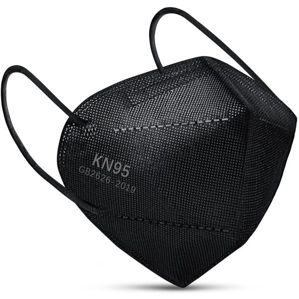 Adults KN95 Face Mask , 1pc, Black