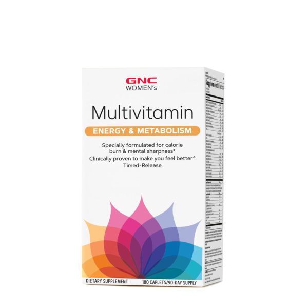 GNC Women's Multivitamin Energy & Metabolism, 180 caplets, 3 Month Supply - Image 3