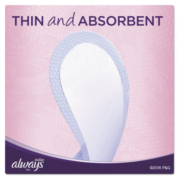 Always Dailies Thin Liners, Regular, 20/Pack - Image 3