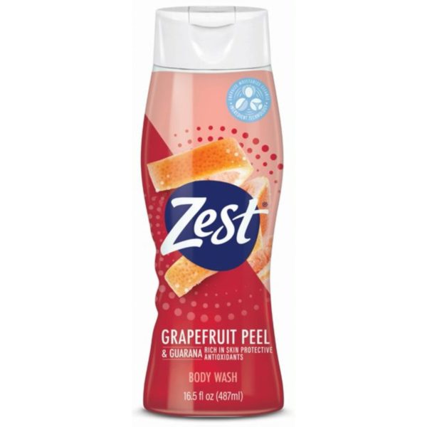 Zest, Body Wash, Grapefruit Peel & Guarana 16.5oz