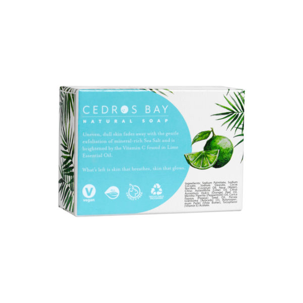 Cedros Bay Sea Salt & Lime Soap Bar - Image 3