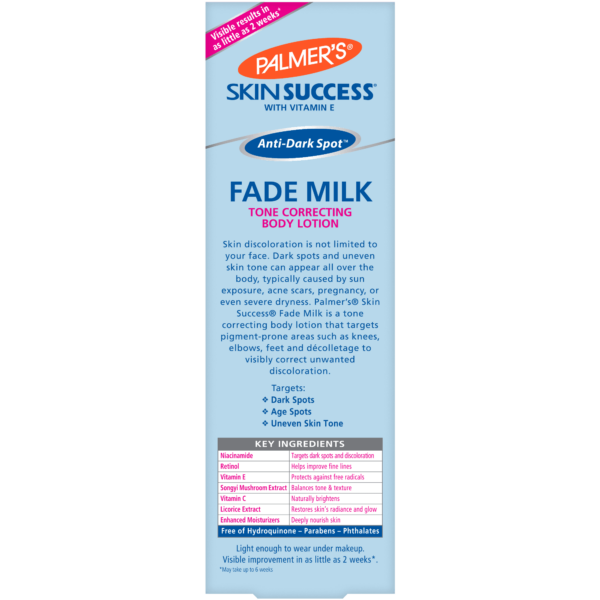 Palmer's Skin Success Fade Milk, 8.5 fl.oz. - Image 3