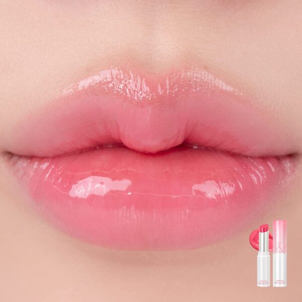 rom&nd Glasting Melting Balm 3.5g, 02 LOVEY PINK, Glossy, Pump Lips, Moisture, Translucent, Water Bomb, High Pigmented, Vegan - Image 3