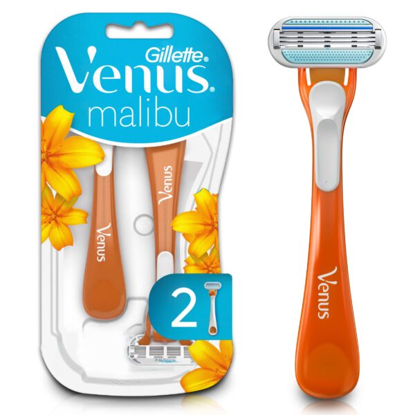 Gillette Venus Malibu Disposable Razors, 2 ct