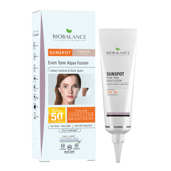 Bio Balance SUNSPOT EVEN TONE AQUA FUSION 50+SPF, Tinted Medium