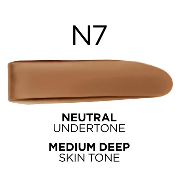 L'Oreal Paris True Match Cream Foundation Makeup, N7 Neutral Medium Deep, 1 fl oz - Image 4