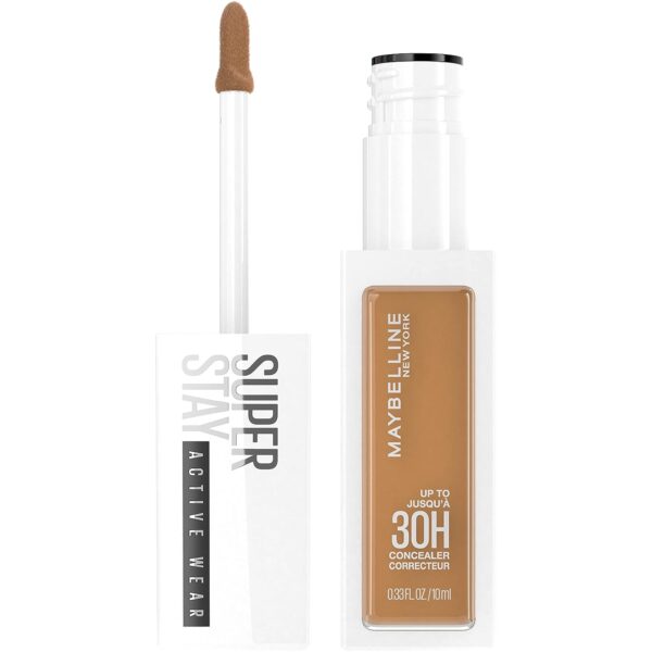Maybelline Super Stay Liquid Concealer Makeup, Full Coverage Concealer, Up to 30 Hour Wear, Transfer Resistant, Natural Matte Finish, Oil-free, Available in 16 Shades, 50