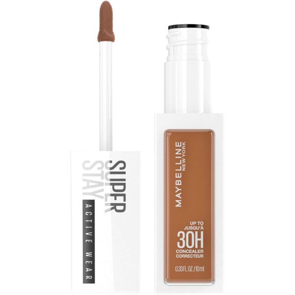 Maybelline Super Stay Liquid Concealer Makeup, Full Coverage Concealer, Up to 30 Hour Wear, Transfer Resistant, Natural Matte Finish, Oil-free, Available in 16 Shades, 57