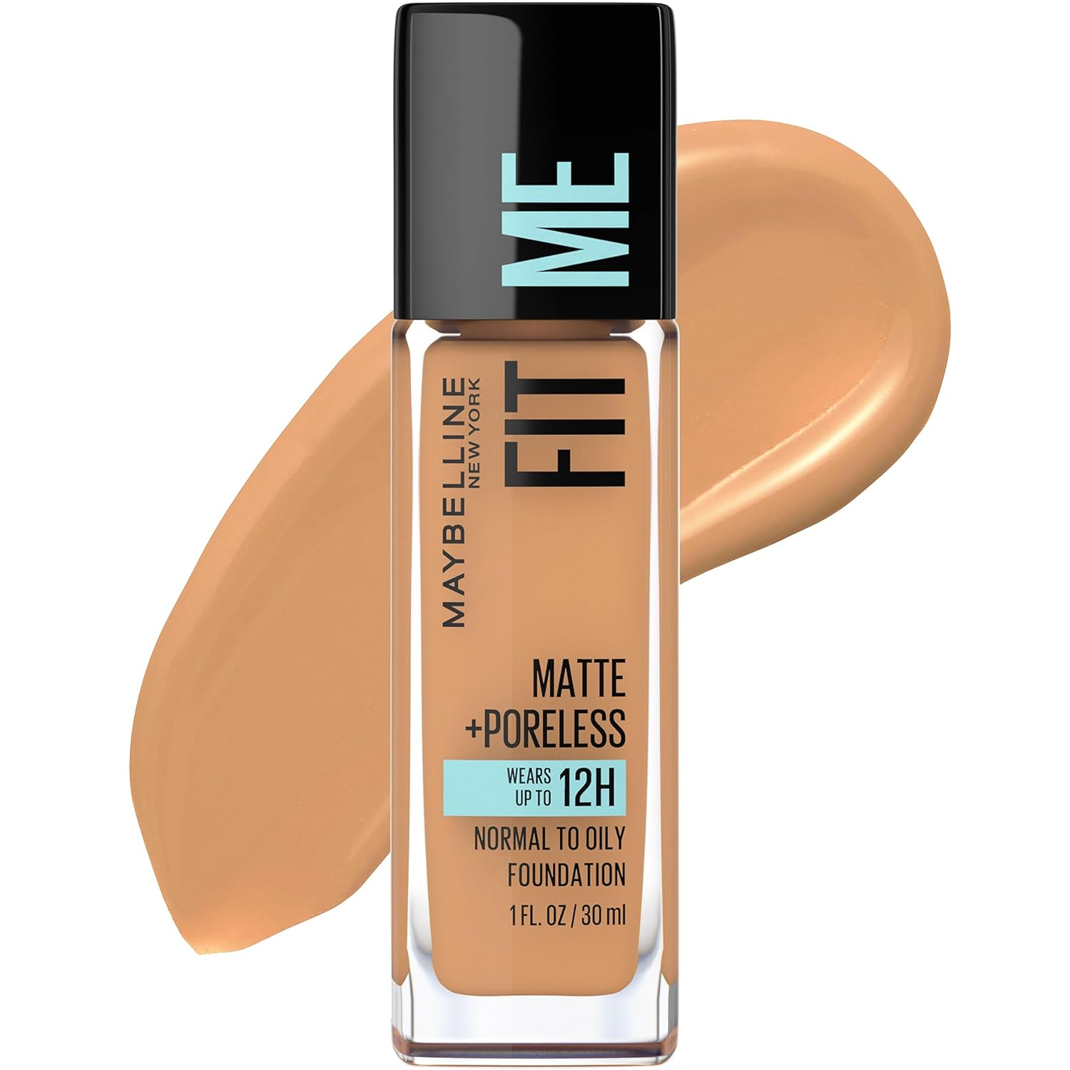 Maybelline Fit Me Matte + Poreless Liquid Oil-Free Foundation Makeup ...