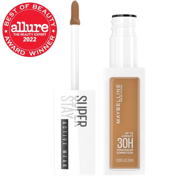 Maybelline Super Stay Liquid Concealer Makeup, Full Coverage Concealer, Up to 30 Hour Wear, Transfer Resistant, Natural Matte Finish, Oil-free, Available in 16 Shades, 50 - Image 4