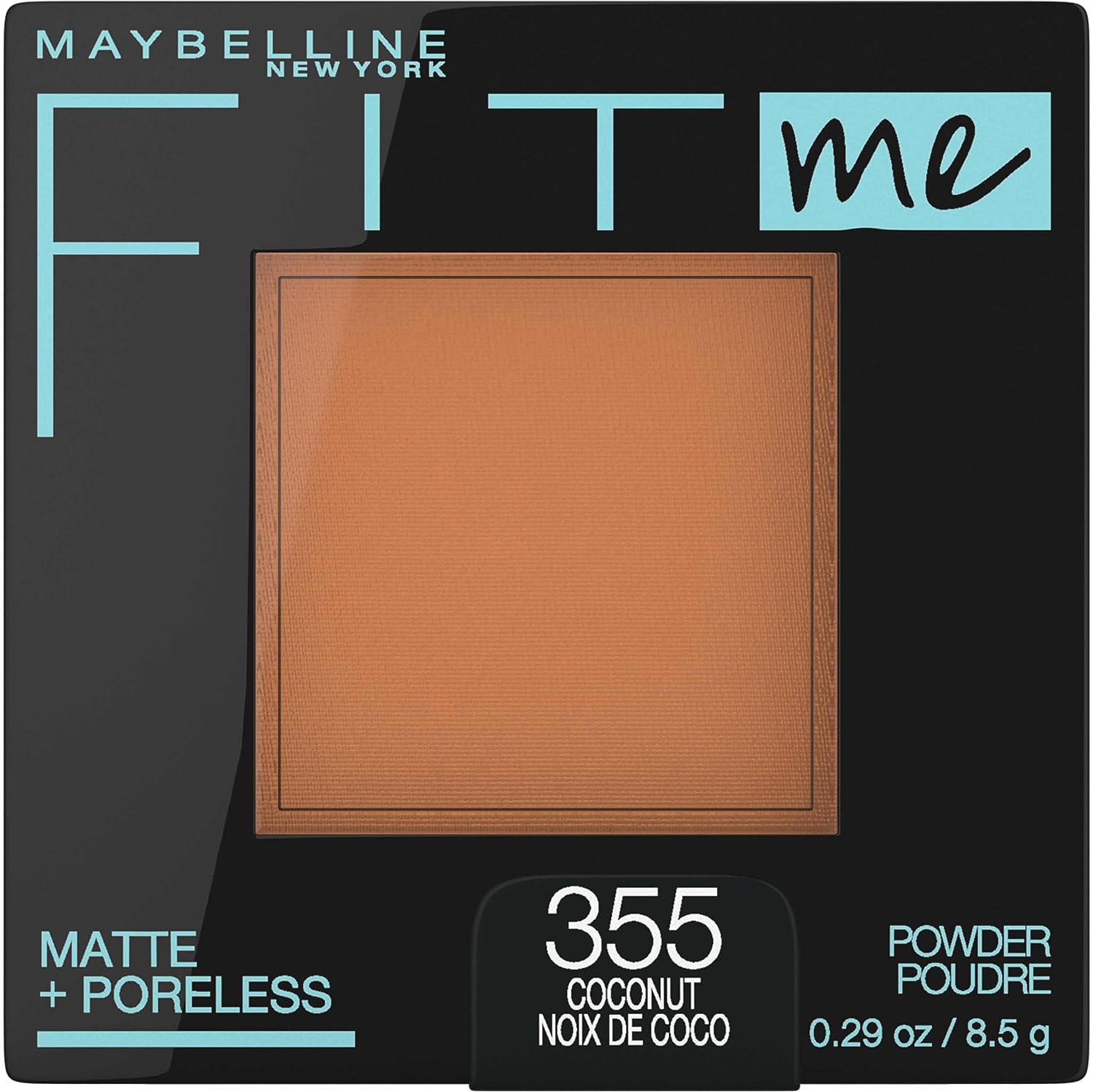 Maybelline Fit Me Matte + Poreless Pressed Face Powder Makeup & Setting  Powder, Coconut 355 - Felicity Community Pharmacy