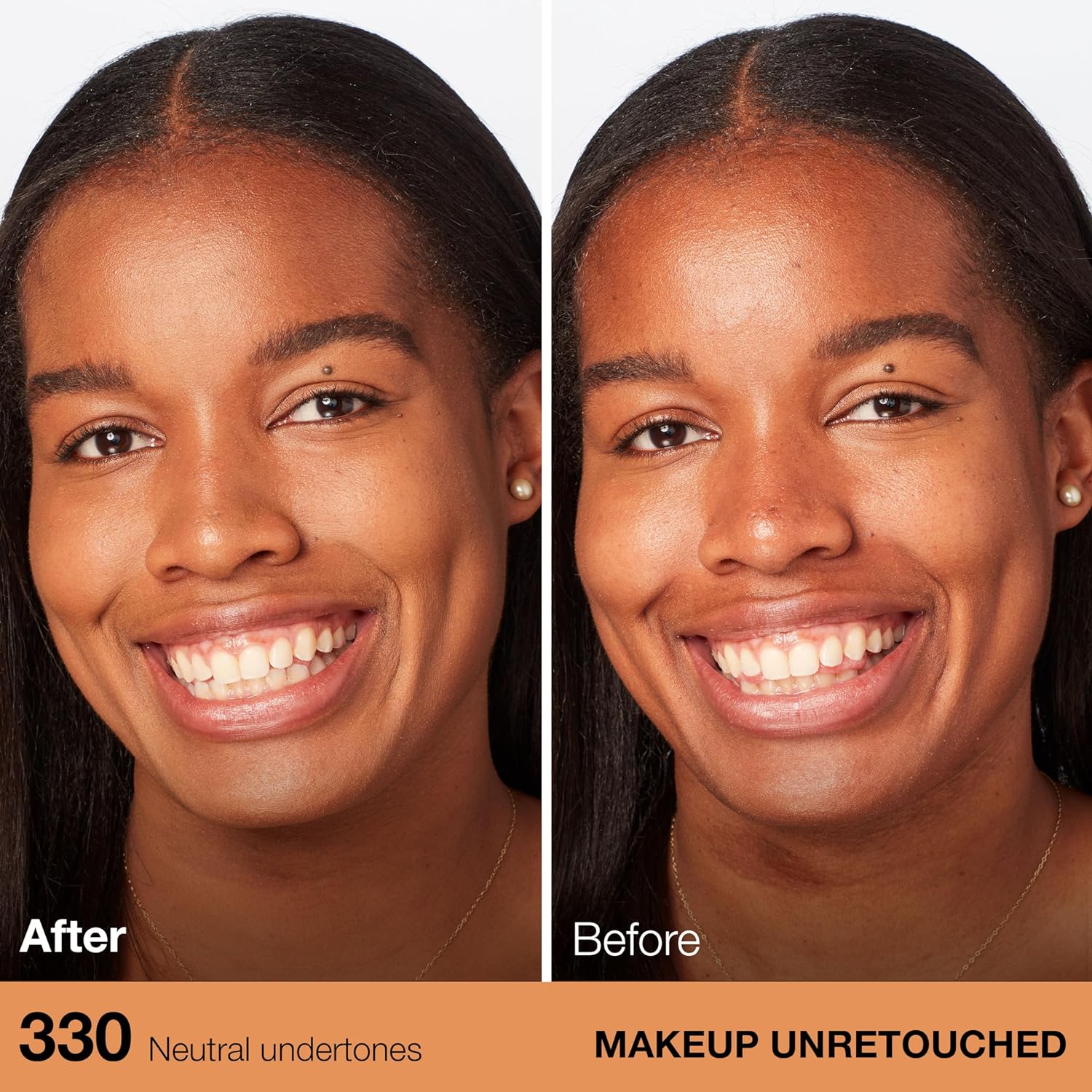 Maybelline Fit Me Dewy + Smooth Liquid Foundation Makeup, Toffee, 330 - Image 4