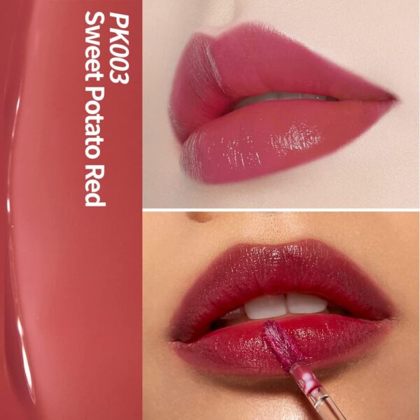 ETUDE Dear Darling Water Gel Tint (#PK003 Sweet Potato Red)(21AD) | Long-lasting Effect up with Fruity, Juicy, Moist, and Vivid coloring - Image 4