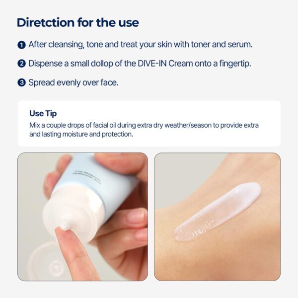 Torriden DIVE-IN Hyaluronic Acid Cream 2.7 fl oz (Online Only) - Image 9