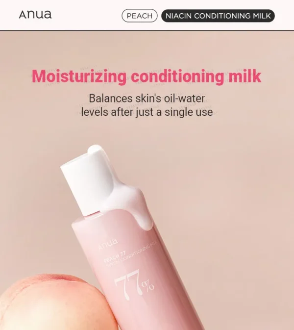 Anua Peach 77 Niacin Conditioning Milk 150ml - Image 6