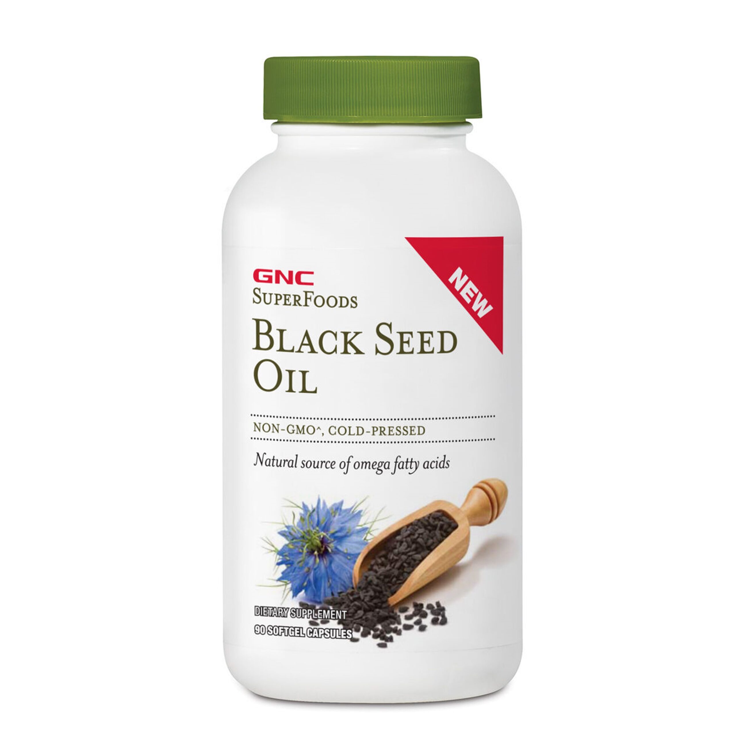 GNC SuperFoods Black Seed Oil, 90 Softgel Capsules
