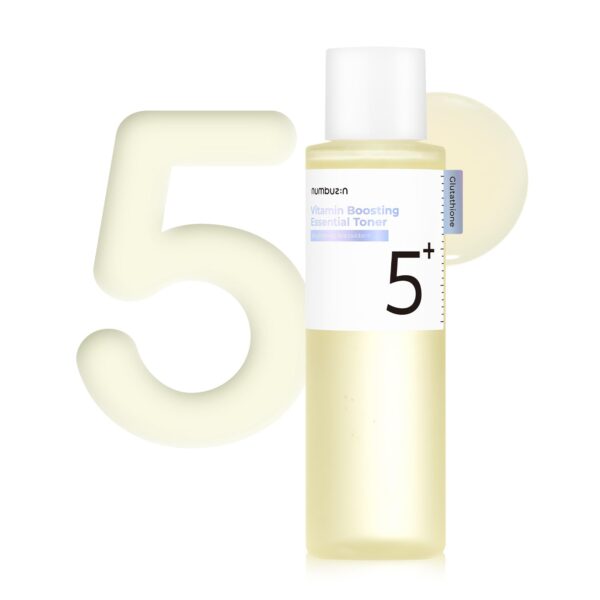 numbuzin No.5+ Vitamin Boosting Essential Toner | Niacinamide, Hyperpigmentation Brightening, Antioxidant, Non-irritating, 3.38 Fl Oz