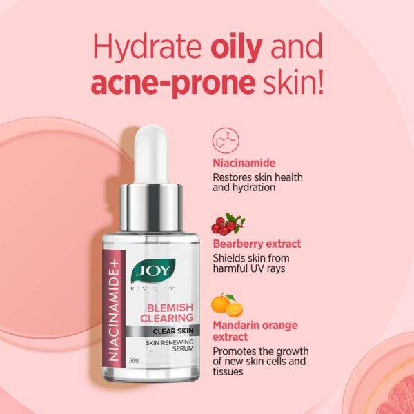 Joy Blemish Clearing Niacinamide Face Serum 30ml - Image 4