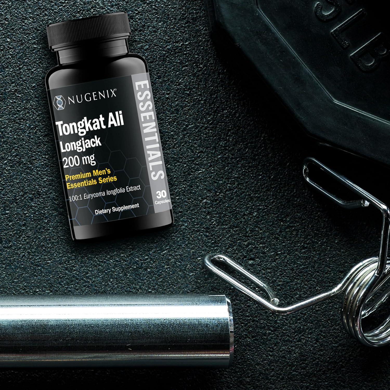 Nugenix Essentials Tongkat Ali for Men, Longjack Eurycoma Longifolia ...