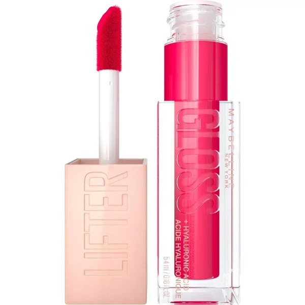 Maybelline Lifter Gloss Plumping Lip Gloss with Hyaluronic Acid - 0.18 fl oz - BUBBLEGUM