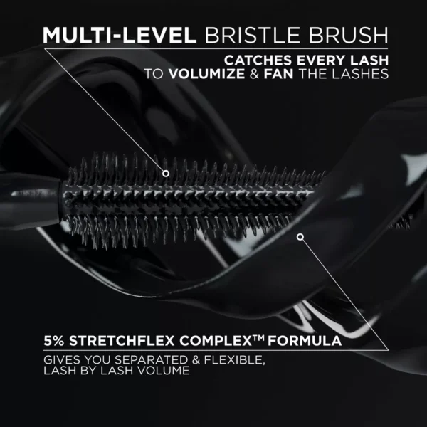 L'Oreal Paris Voluminous Panorama Volumizing and Lengthening Mascara - 0.33 fl oz -#700 Black - Image 4
