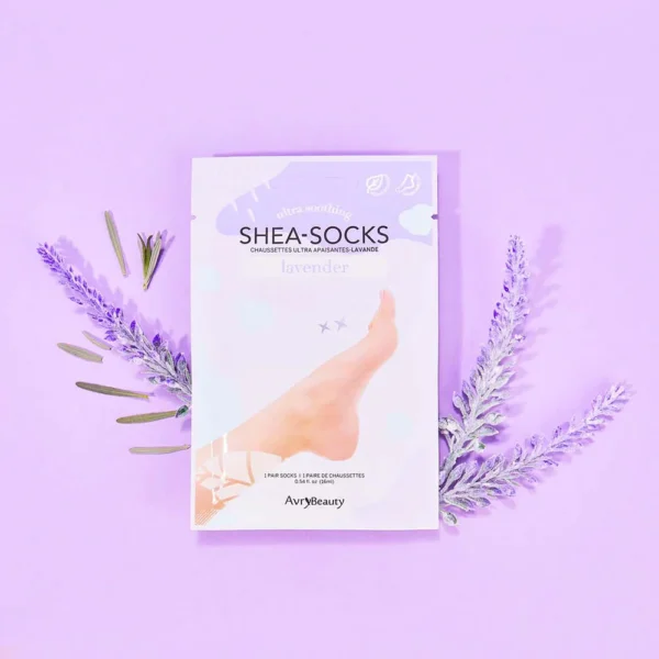 AVRY BEAUTY  Shea Socks - Lavender (Online Only) - Image 4