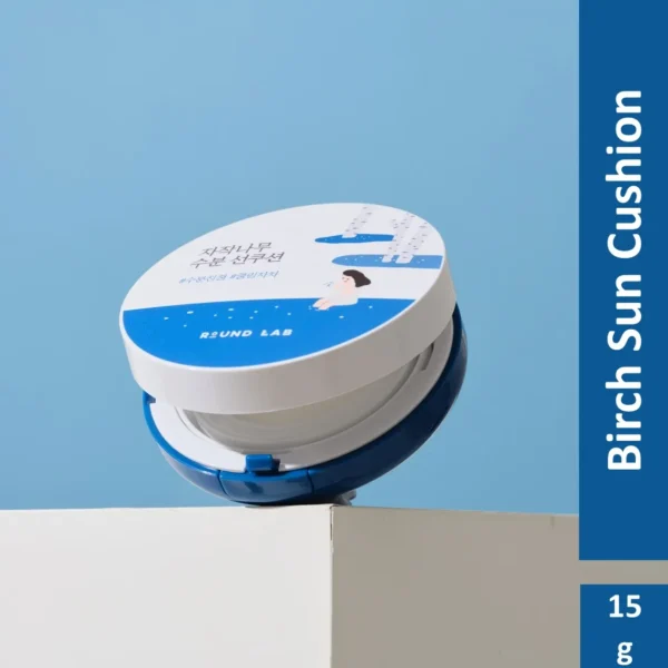 ROUND LAB Birch Juice Moisturizing Sun Cushion SPF 50+ PA++++ 15g - Image 2