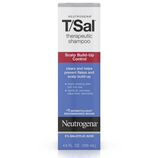 Neutrogena T/Sal Therapeutic Shampoo, Scalp Build-Up Control 4.5 oz