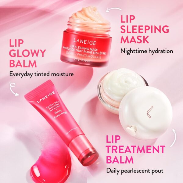 LANEIGE Lip Glowy Balm: Hydrate, Glossy, Lightweight, Moisturize & Tint with Shea Butter - Image 6