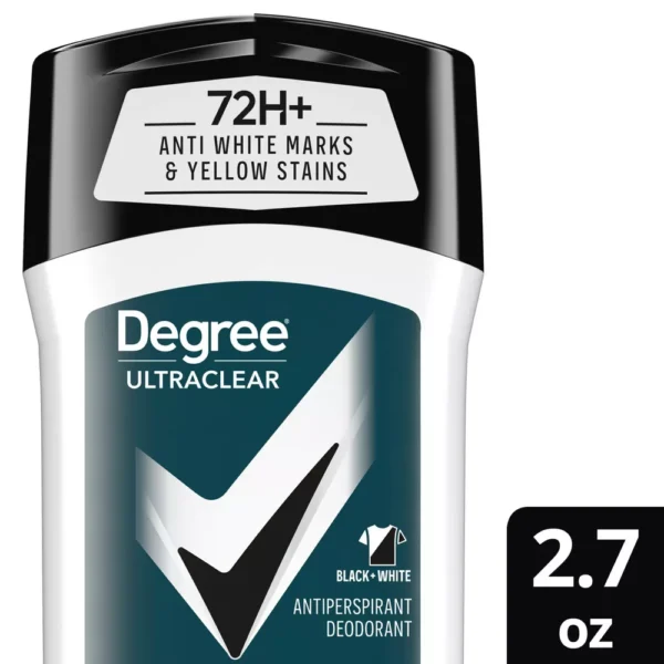 Degree Men Ultra Clear Black + White 48-Hour Antiperspirant & Deodorant Stick - 2.7oz