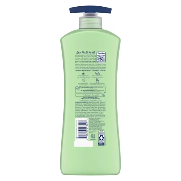 Vaseline Intensive Care Soothing Hydration Hand and Body Lotion Aloe 20.3oz - Image 3