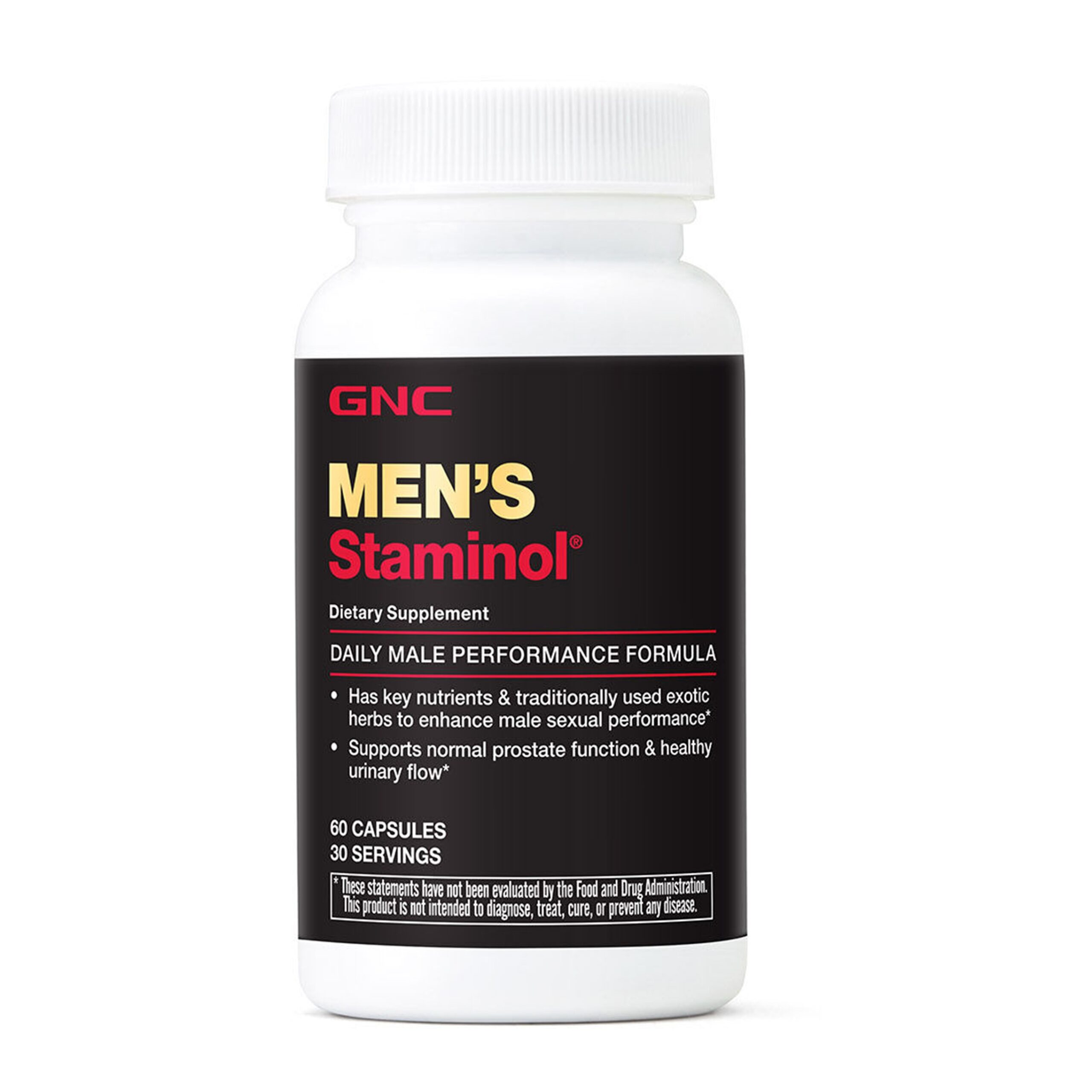 GNC Men's Staminol® Daily Male Performance Formula - 60 Capsules (30 Servings)