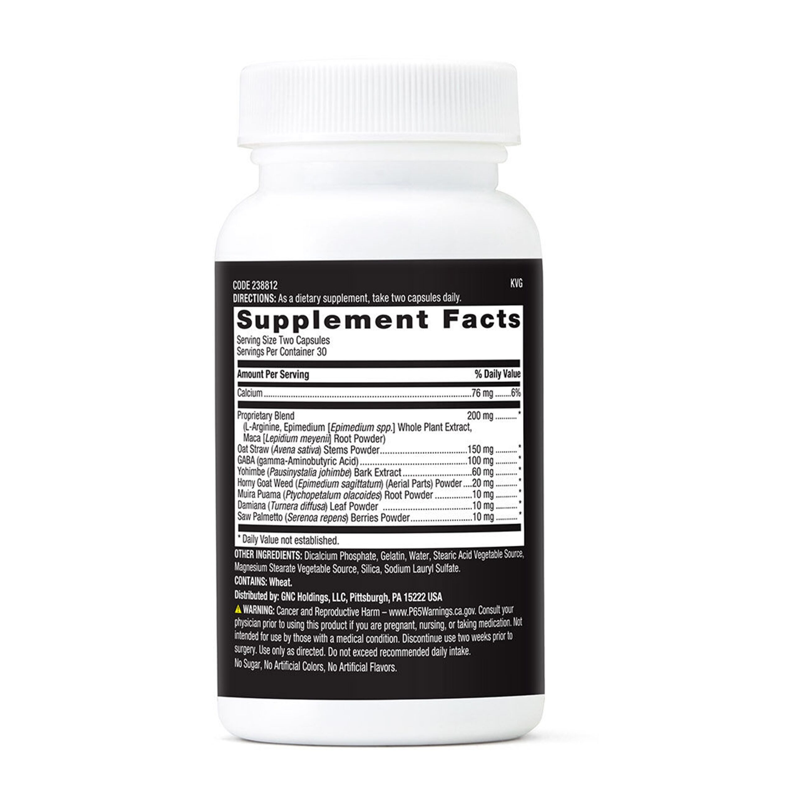 GNC Men's Staminol® Daily Male Performance Formula - 60 Capsules (30 Servings) - Image 3