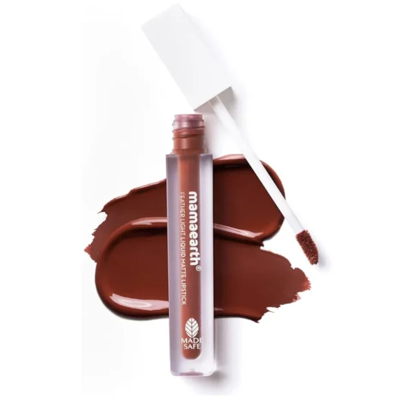 mamaearth Feather Light Liquid Matte Lipstick – Nude Tea – 3.5ml