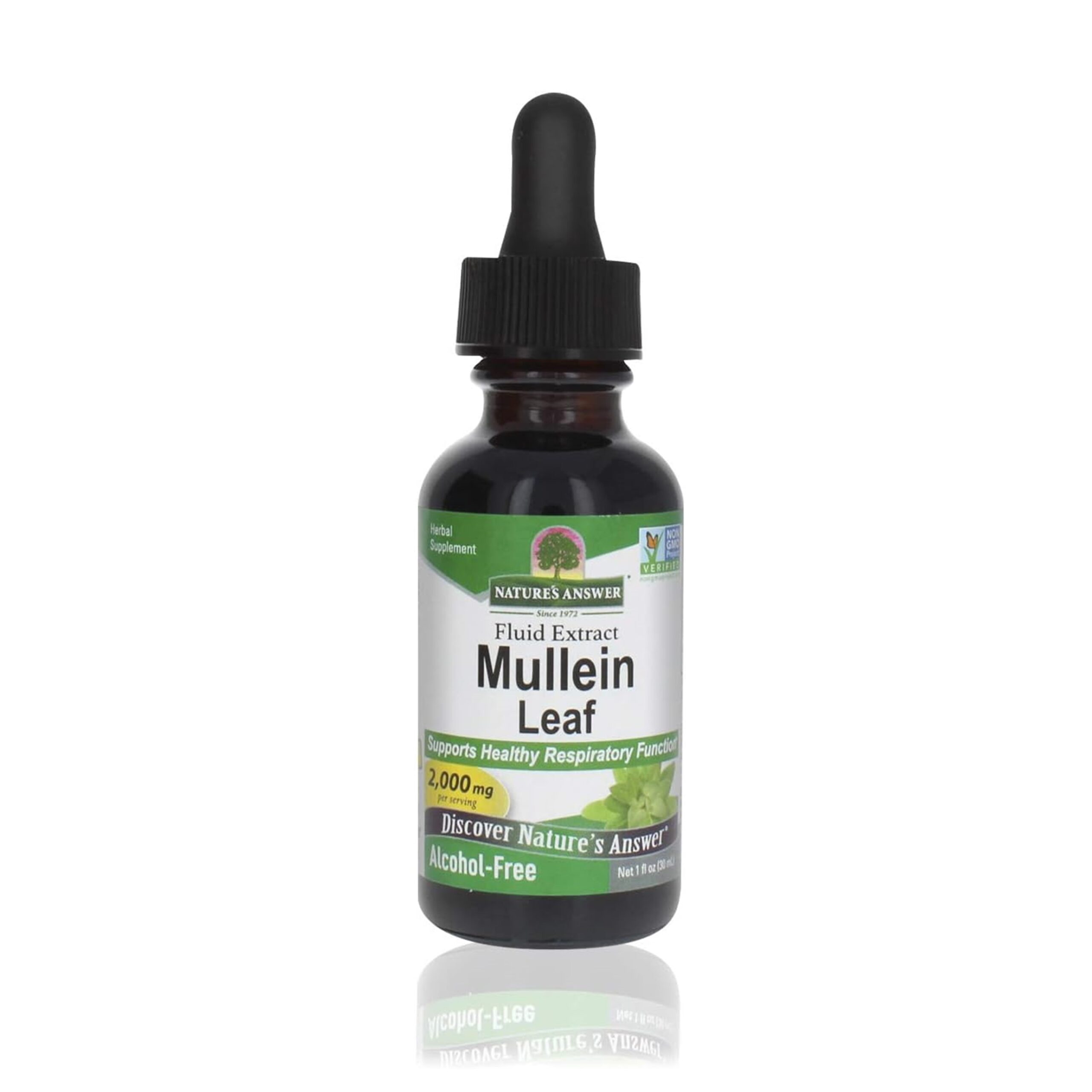 Nature's Answer Alcohol-Free Mullein Leaf 1oz Extract