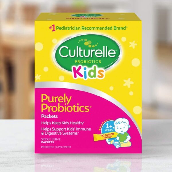 Culturelle Kids Purely Probiotics Packets Daily Supplement, Helps Support Kids’ Immune and Digestive Systems, Ages 1+, 50 Count - Image 3