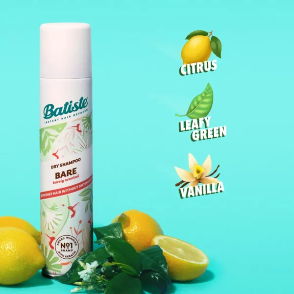 Batiste Bare Dry Shampoo Barely Scented 3.8oz - Image 3