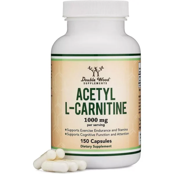 Double Wood Acetyl L-Carnitine (ALCAR) - 150 x 500 mg capsules