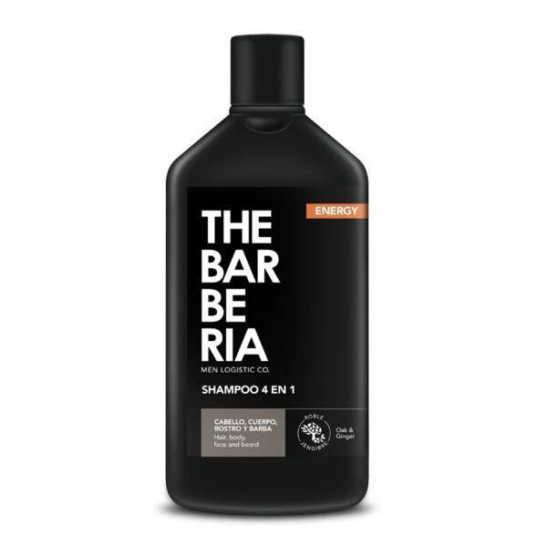 The Barberia Men Log  Shampoo 4 En 1 Energy x 300Ml 10.1 Oz