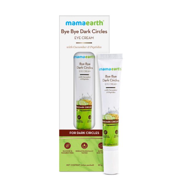 mamaearth Bye Bye Dark Circles Eye Cream – 20ml