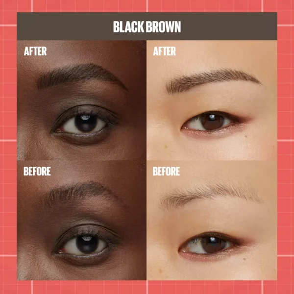 Maybelline  Maybelline Build-A-Brow 2-in-1 Eyebrow Pen & Sealing Eyebrow Gel - 0.05 fl oz. - Image 5