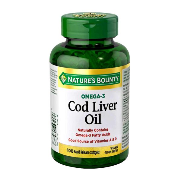 Nature's Bounty Cod Liver Oil Softgel-100 ct