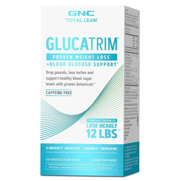 GNC Total Lean GlucaTrim - 120 Capsules (60 Servings)