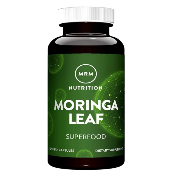 MRM Nutrition Moringa Leaf Capsules | 600mg Moringa | Superfoods | 60 Servings