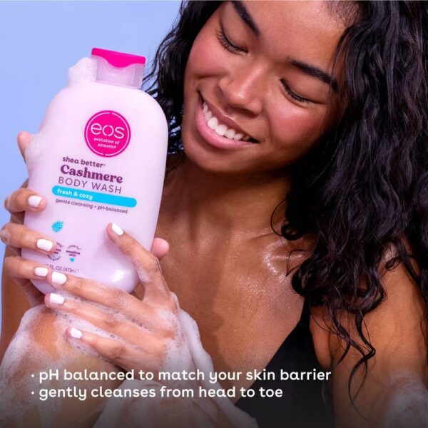 eos Shea Better Cashmere Body Wash - Fresh & Cozy - 16 fl oz - Image 5
